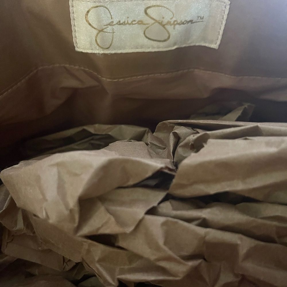 Jessica Simpson Beige Tote Bag - Picture 7 of 8
